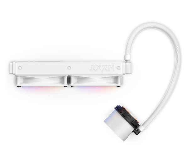 NZXT Kraken 280 RGB White 2x140mm - 1145674 - zdjęcie 2